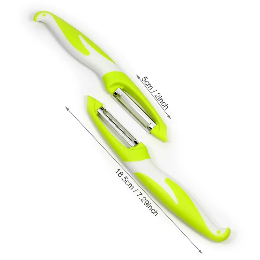 2pcs Ultra Sharp Stainless Steel Blade Fruit and Vegetable Peeler Set | Stornfield