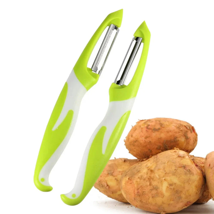 2pcs Ultra Sharp Stainless Steel Blade Fruit and Vegetable Peeler Set | Stornfield