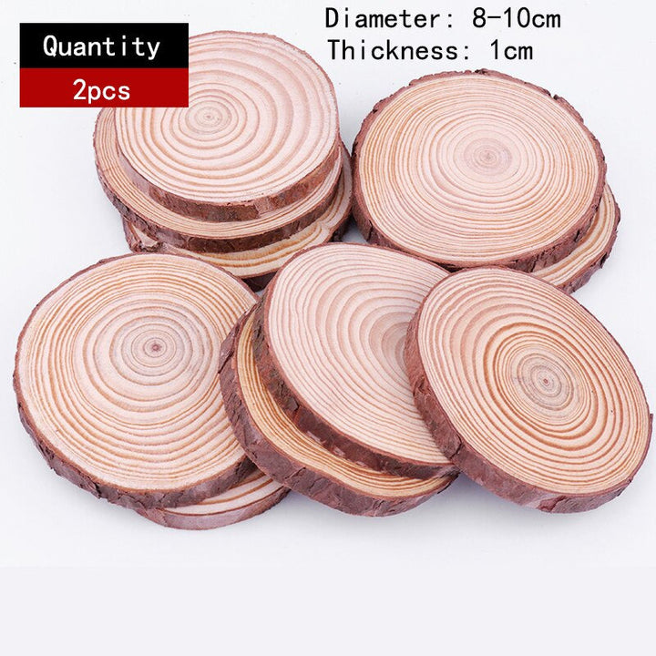 Natural Wood Slice Coasters | Stornfield
