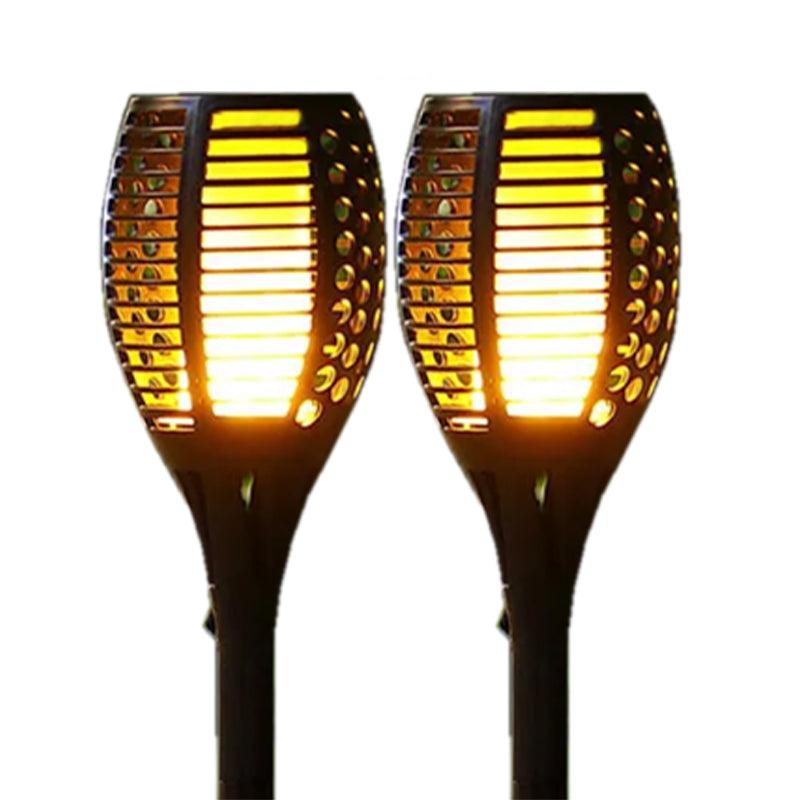 Solar-powered garden torch with flame effect - LED flashlight for outdoor use, weatherproof and energy-saving | Stornfield