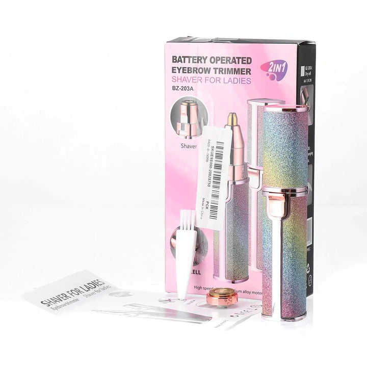 2-in-1 Facial Hair Trimmer with Light Stornfield