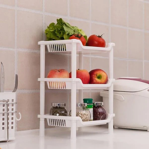 Three-Tier Shelf For Countertop Storage