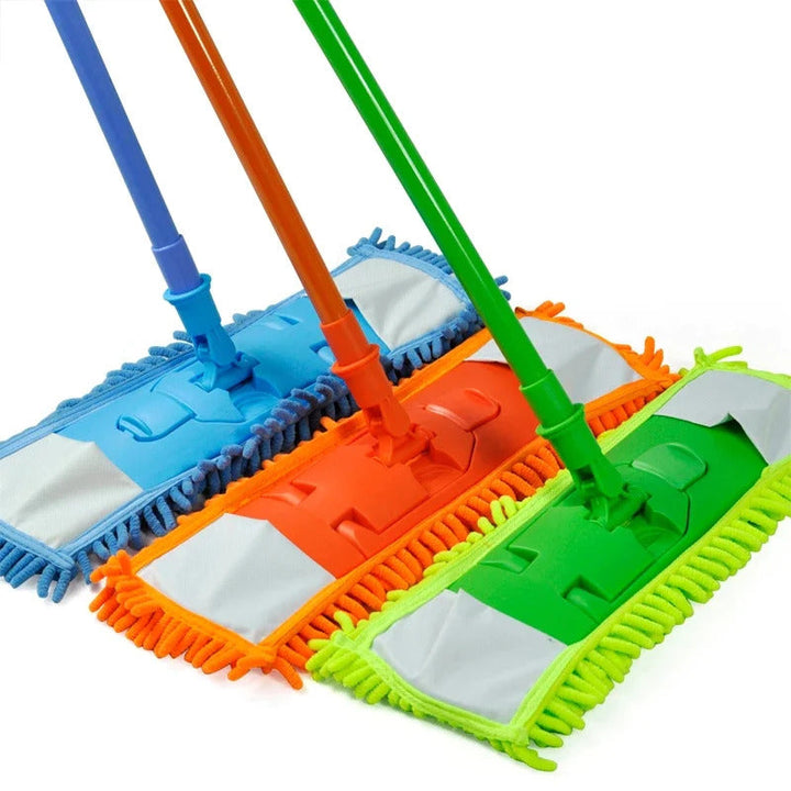 Flat Microfiber Squeeze Mop With Long Handle Stornfield