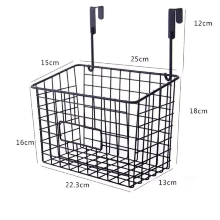 Hanging Under Shelf Iron Storage Basket Stornfield