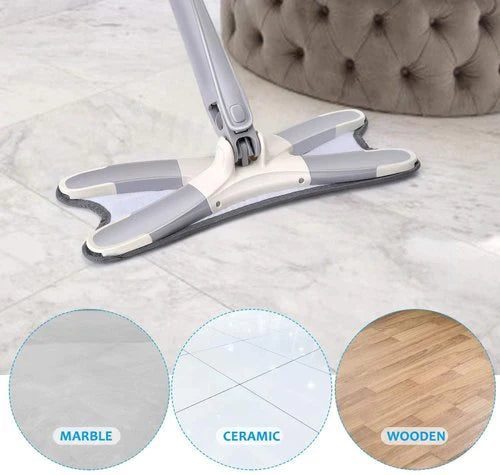 360 Degree X-Type Self-Wringing Flat Floor Mop Stornfield
