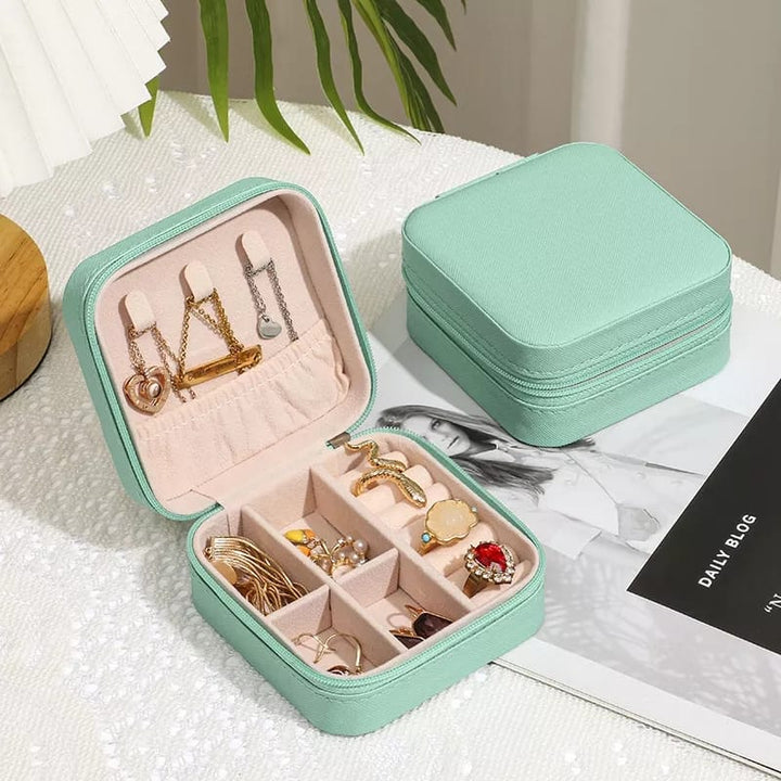 Portable Jewellery Box Organizer Travel Jewelry Storage Case for Earrings Necklace Stornfield