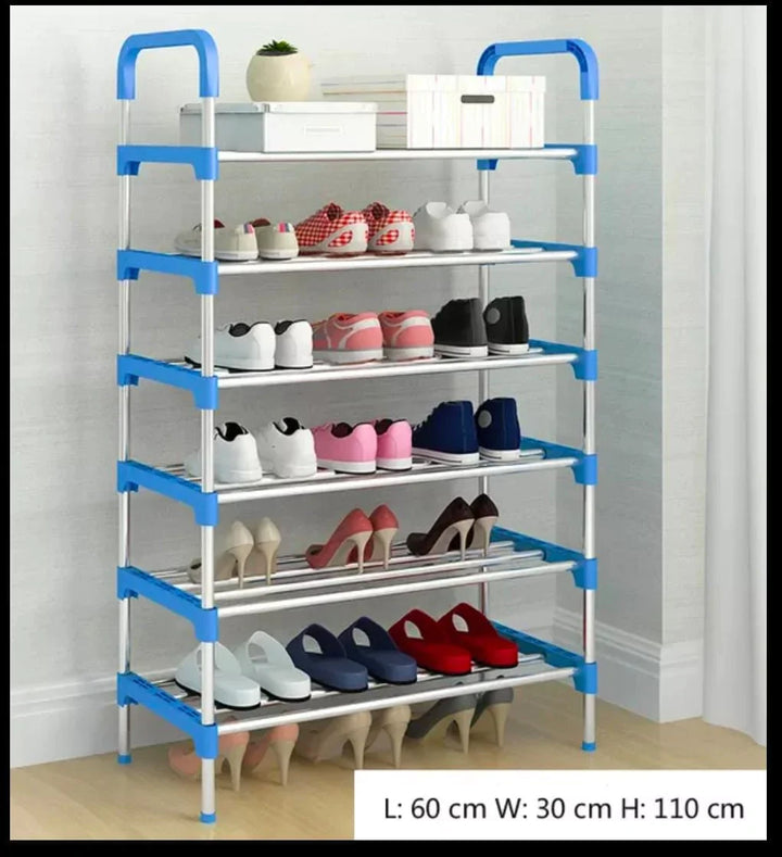 6-Layer Steel Shoe Rack - High Quality Stornfield