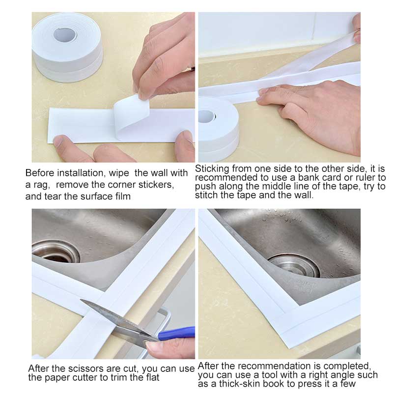 Bathroom Sink Sealing Tape Waterproof Stornfield