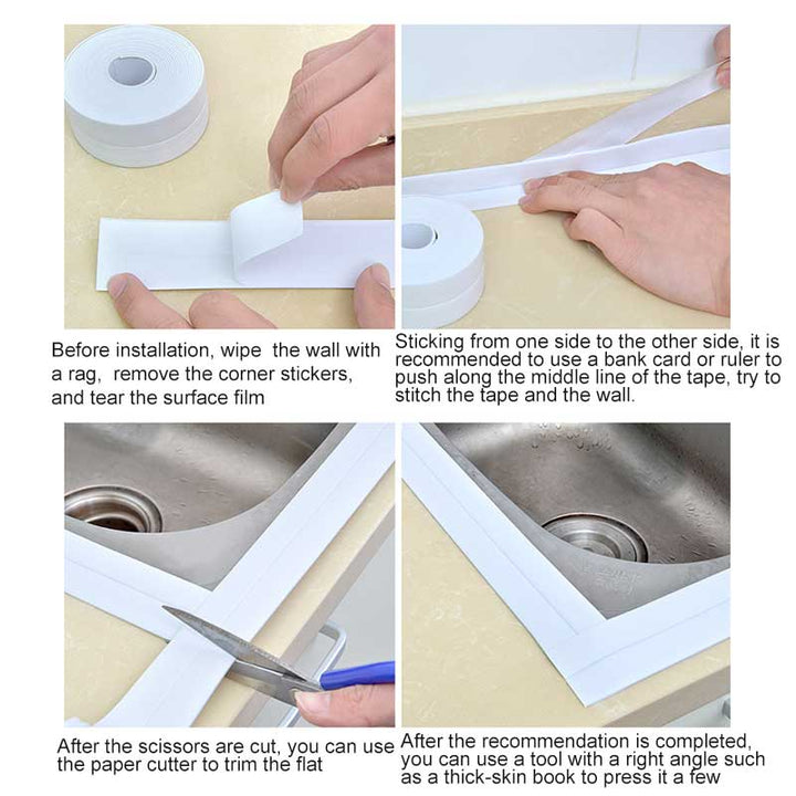 Bathroom Sink Sealing Tape Waterproof Stornfield