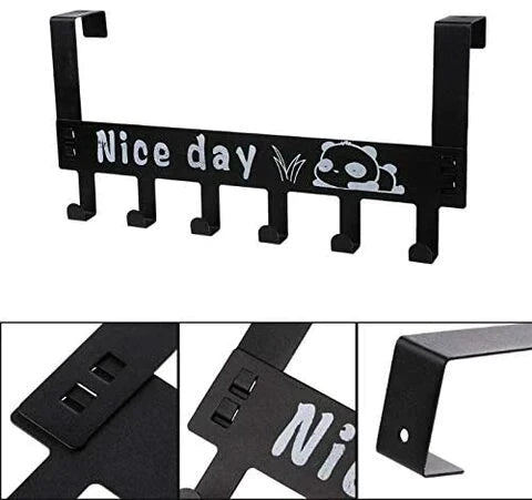 6 Hooks Nice Day Metal Hooks Door Hanger Stornfield