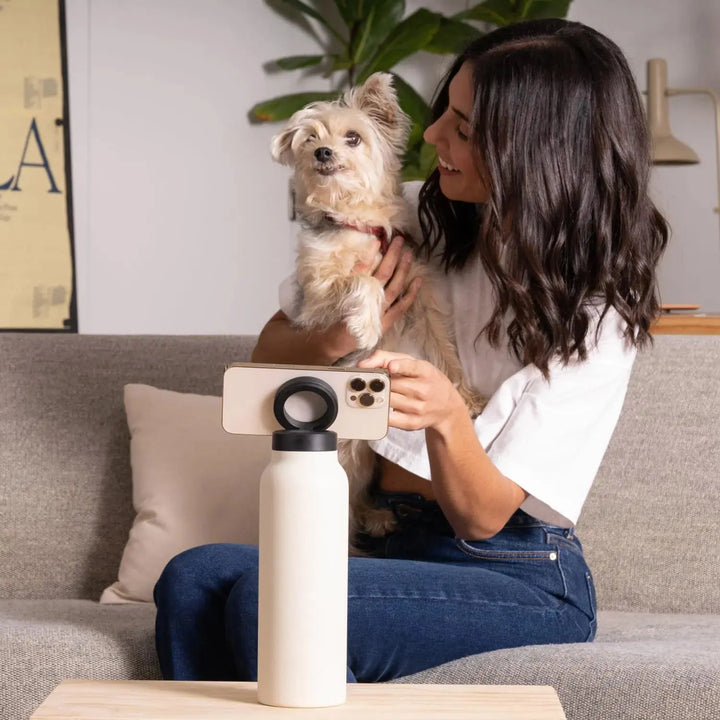 Stornfield | 3-in-1 insulated cup with magnetic bottom and phone holder