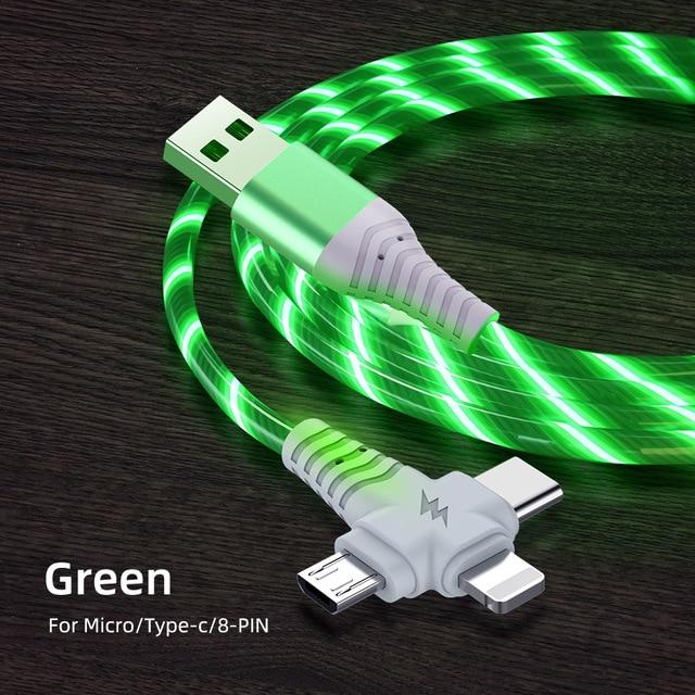 3 in 1 LED Flowing Charging Cable | Stornfield