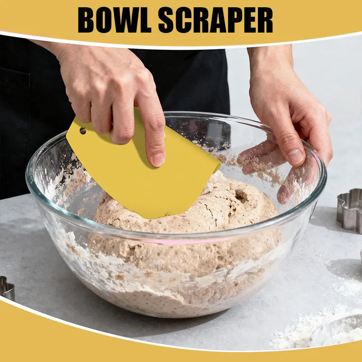 3-in-1 Stainless Steel Pastry Scraper Set | Stornfield