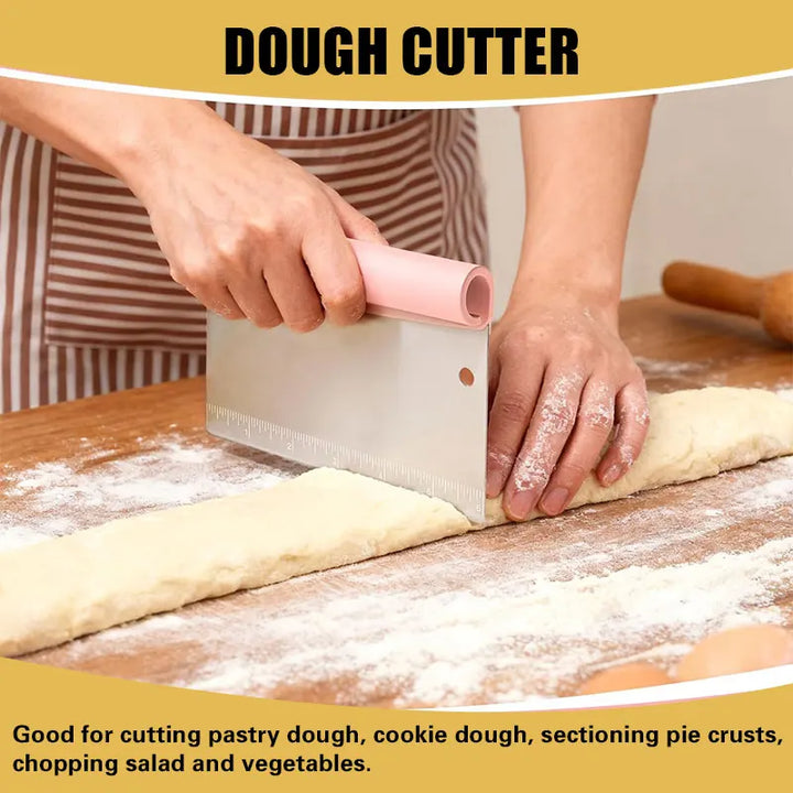 3-in-1 Stainless Steel Pastry Scraper Set | Stornfield