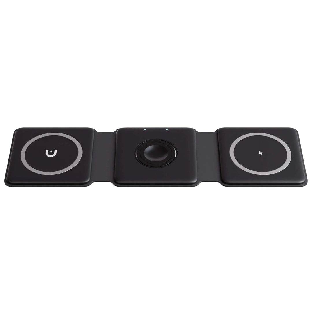 TriCharge Fold – 3-in-1 foldable wireless charging station | Stornfield