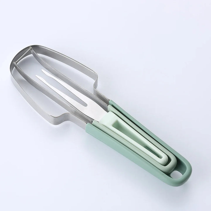 3-in-1 Stainless Steel Fruit Carving Tool Set with Watermelon Fork | Stornfield