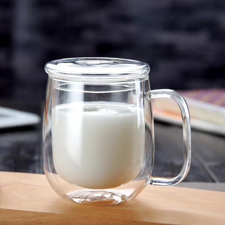 Handmade DouStornfielde Thermal Insulated Glass Mug | Stornfield