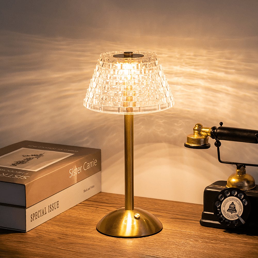 Stornfield | AuraGlow Table Lamp - Rechargeable LED Lamp with Dimming Function