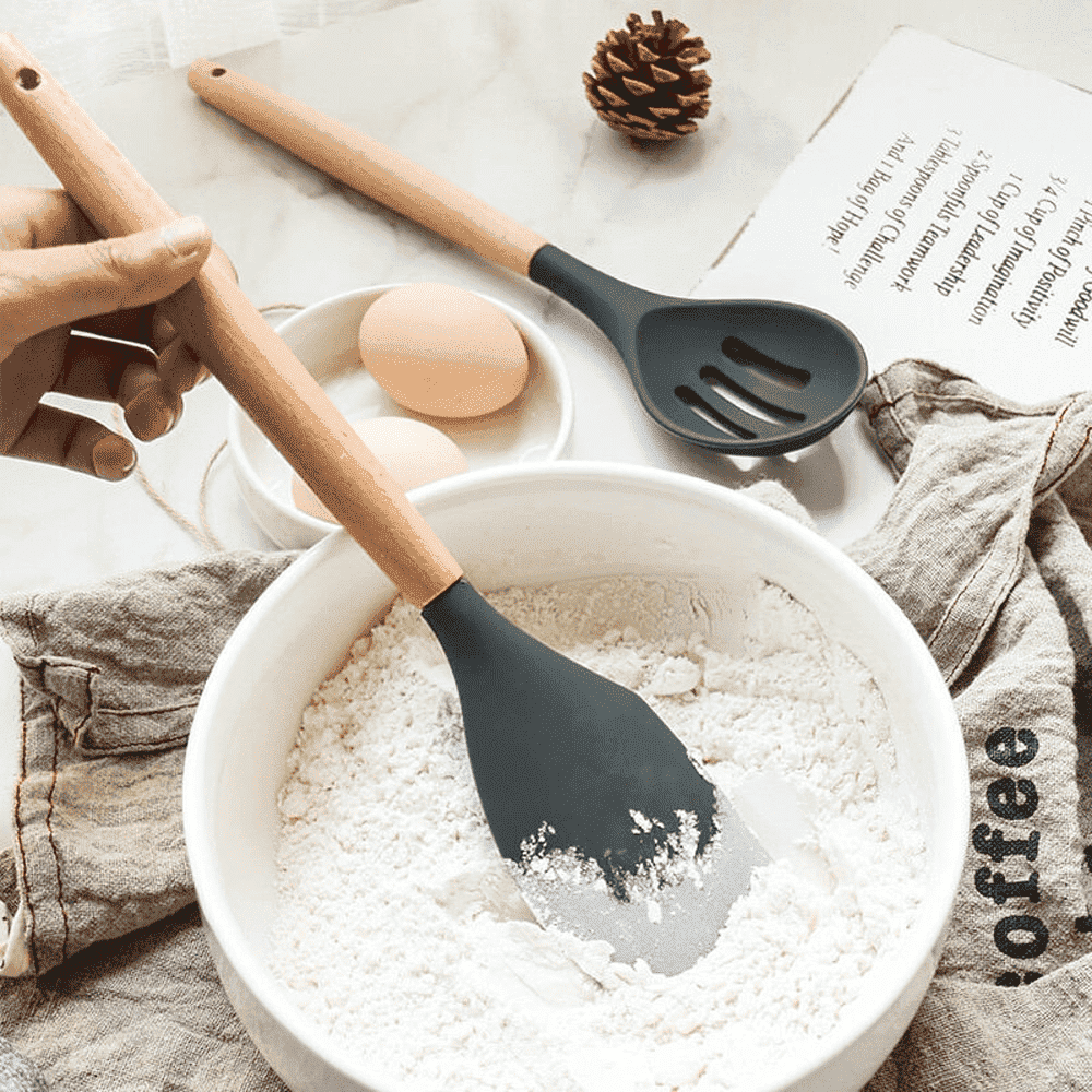 9 Pcs Silicone Kitchen Utensils Set | Stornfield