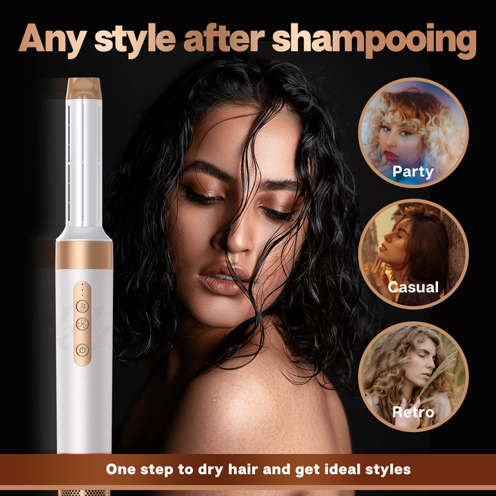 Stornfield | 7-in-1 Airwrap Hair Styler | Multi-Functional Styling Tool for Curls, Waves & Straightening