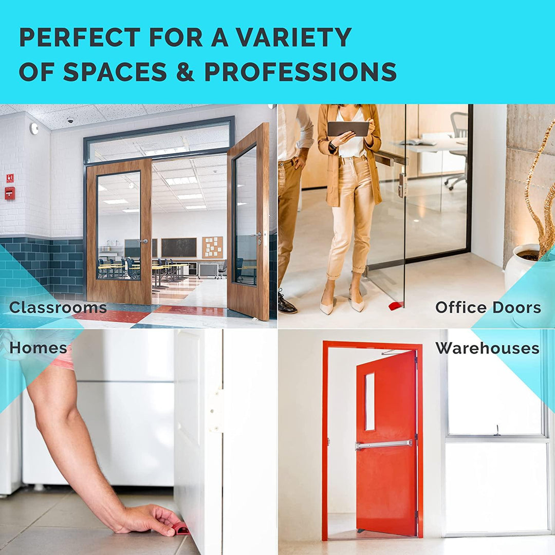 Stornfield | 3-Pack: Wundermax Rubber Door Stopper Security Wedge