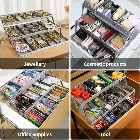 Stornfield | 3-tier Smart Drawer Organizer – Makes optimal use of storage space