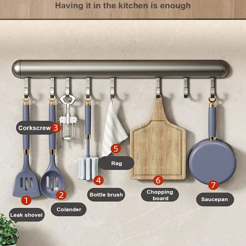 Stornfield | Kitchen Hook Rail - AluHook Stainless Steel