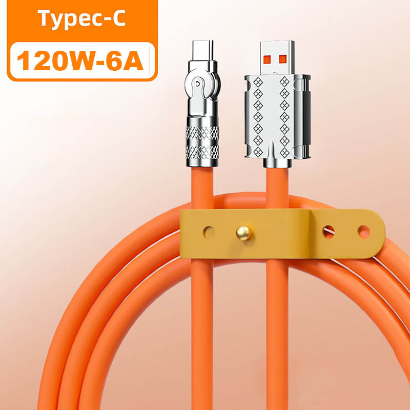 Stornfield | 180° Anti-Break Fast Charging Data Cable (120W)