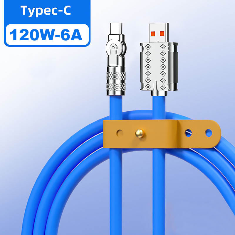 Stornfield | 180° Anti-Break Fast Charging Data Cable (120W)