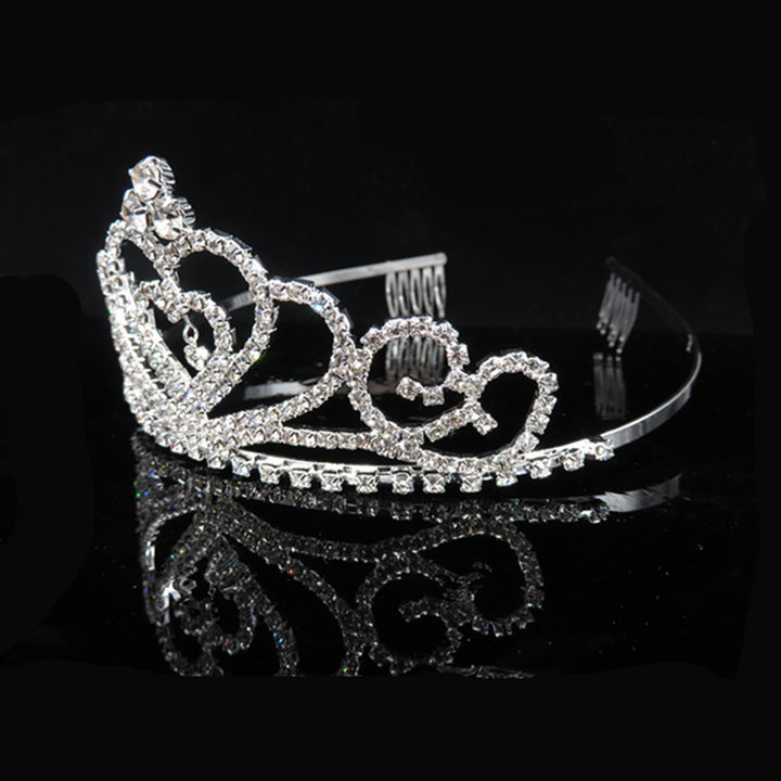 Women Glamorous Crystal Tiara Stornfield