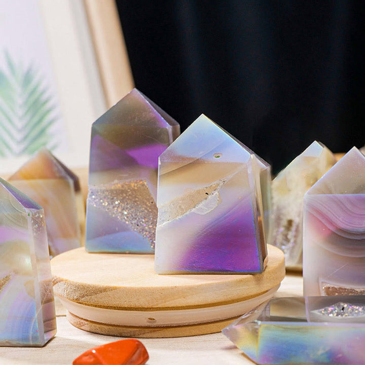 Stornfield | Frendorf Angel Aura Quartz Crystal Wands Gemstone Decor