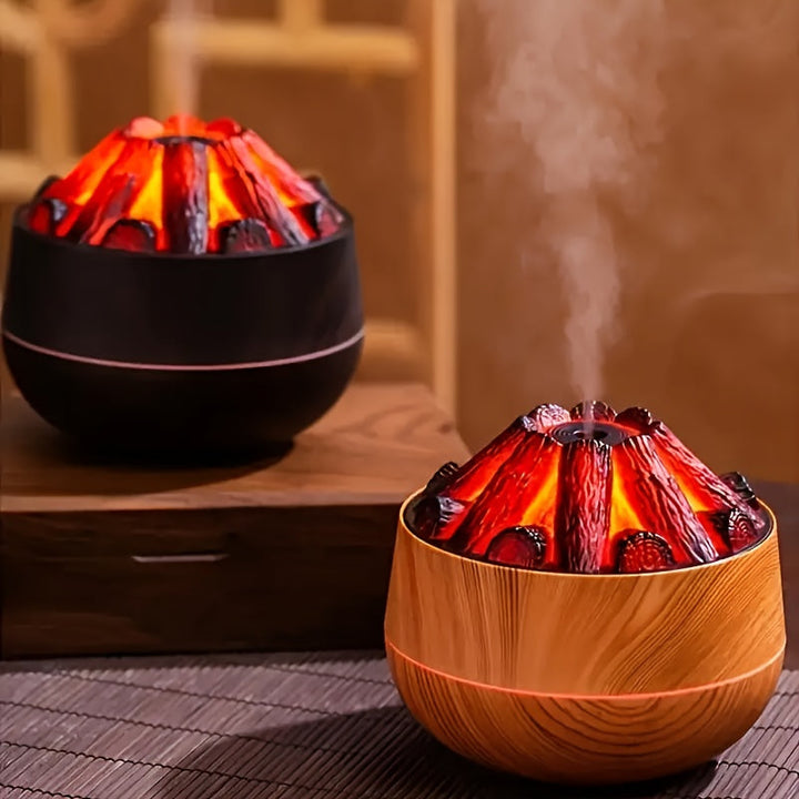 Stornfield | Fire Diffuser - Simulated Charcoal Mini Air Humidifier with Realistic Flame Effect