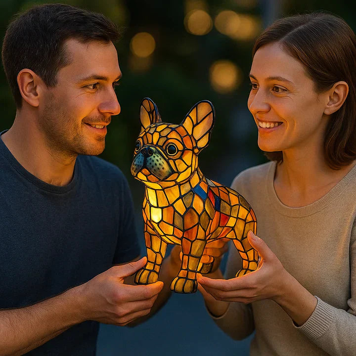 Lumidog Handmade Illuminating Dog Lamp – Ambient Lighting and Gift | Stornfield