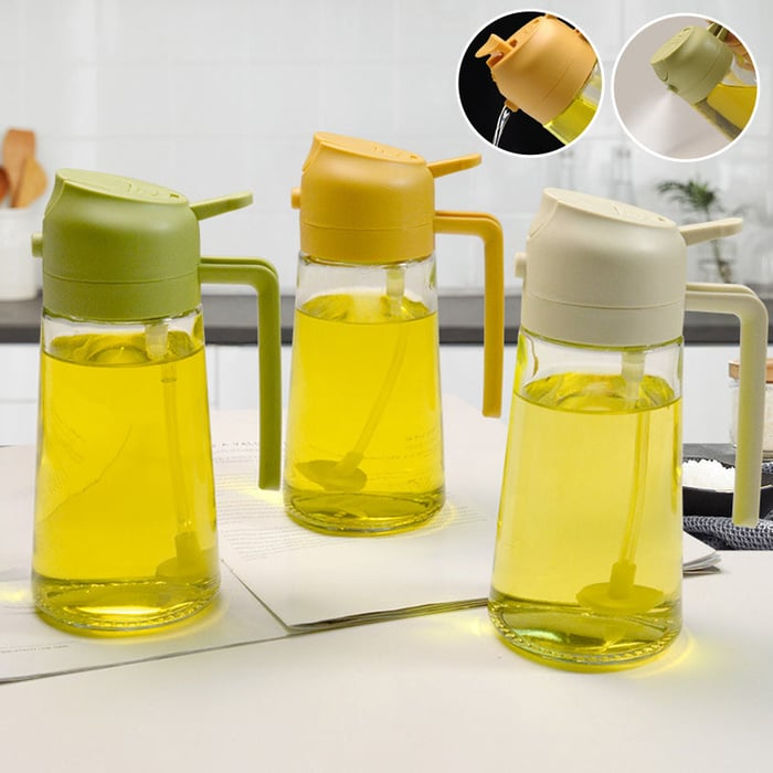 Double outlet | 2 in 1 glass oil diffuser & dispenser | Stornfield