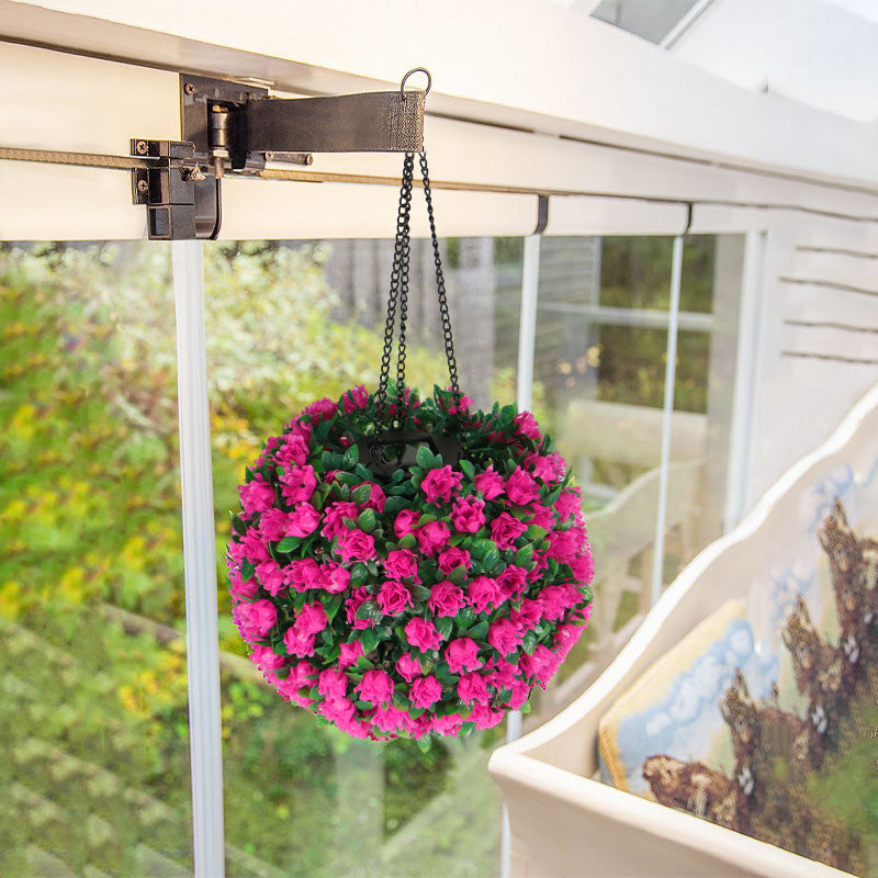 Contemporary Creative Waterproof Solar Flower Globe Plastic LED Outdoor Light For Garden | Stornfield