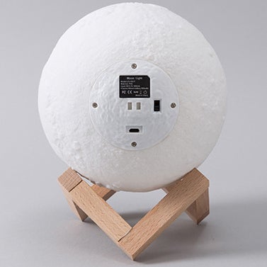Stornfield | Rechargeable Miniature Creative LED Table Lamp 1 Light 3D Printed Moon