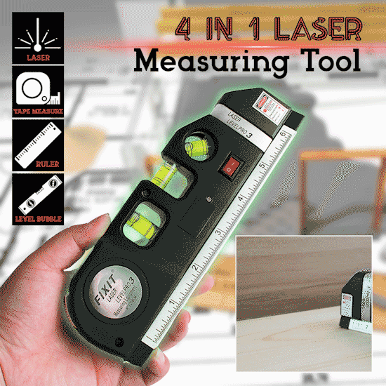 PrecisionPro 4-in-1 Laser Level and Tape Measure | Stornfield