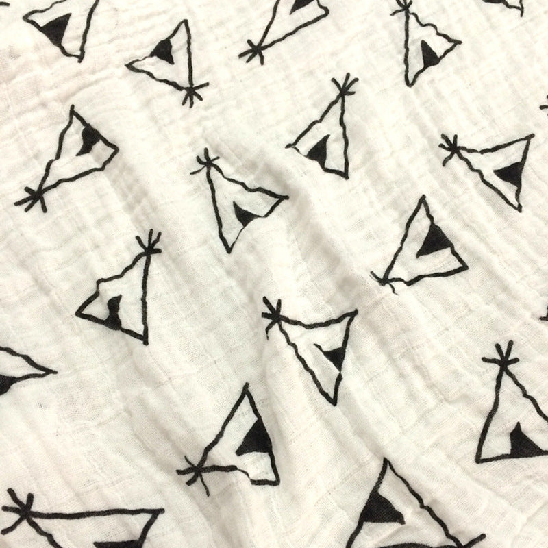 Cute Patterned Muslin Swaddle Blanket Stornfield