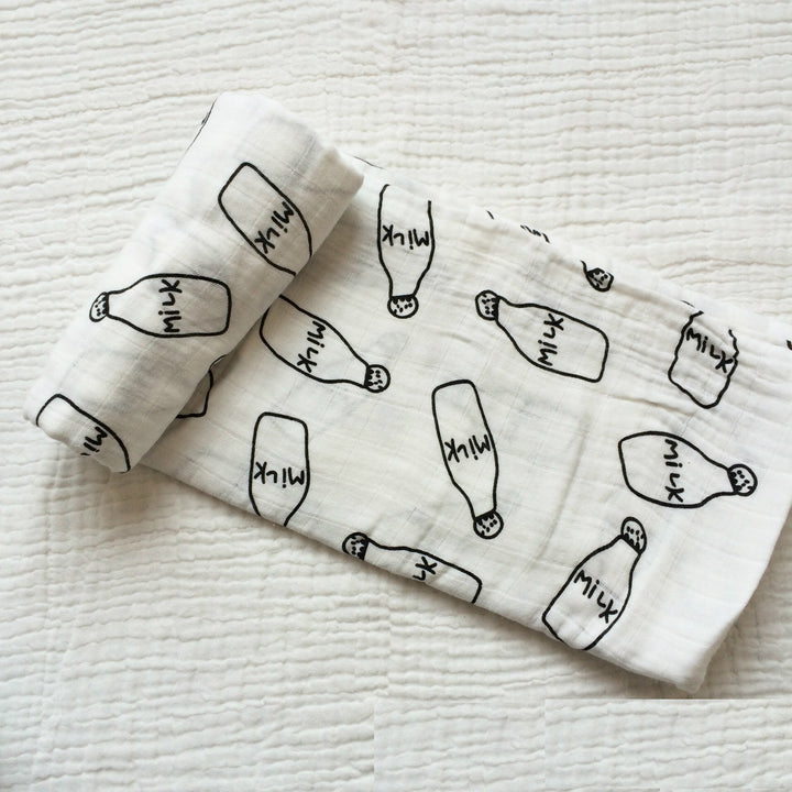 Cute Patterned Muslin Swaddle Blanket Stornfield