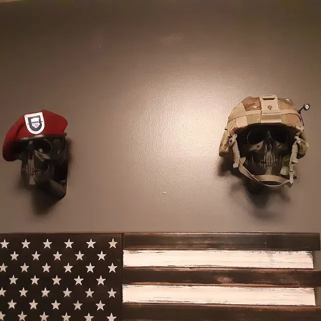3D Skull Helmet Display Stand | Stornfield