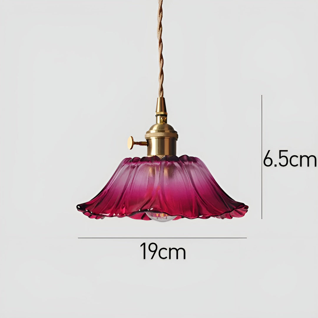 Hanging lamp with floral motif – Warm light & stylish design | For your home | Stornfield