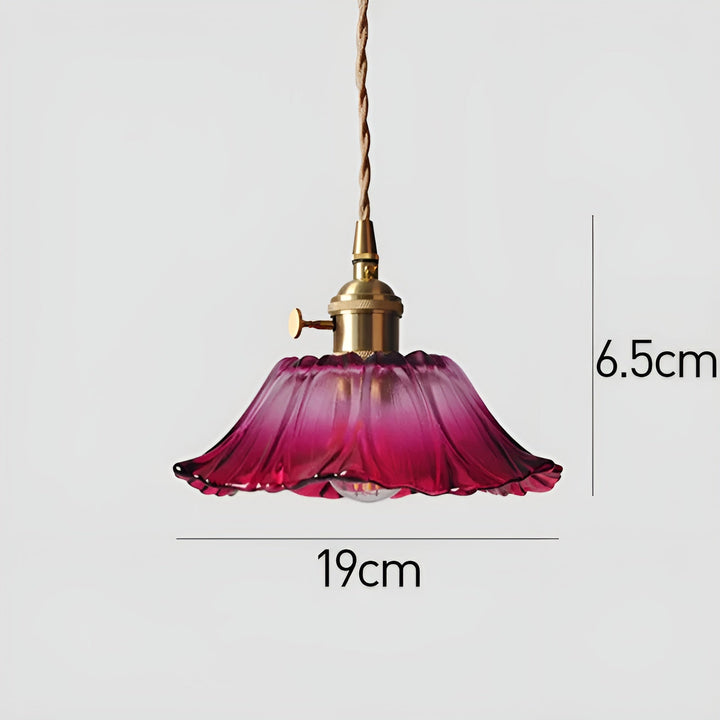 Hanging lamp with floral motif – Warm light & stylish design | For your home | Stornfield
