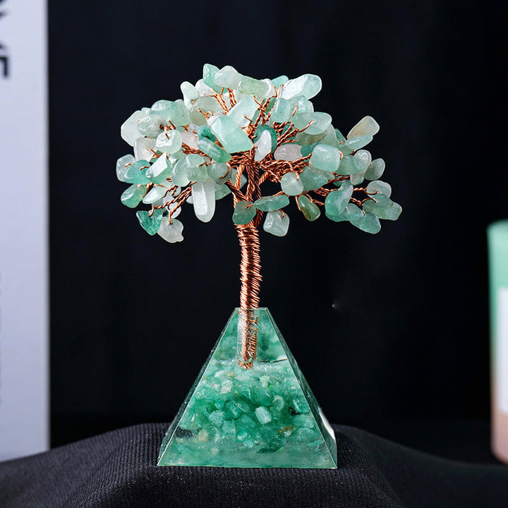 Stornfield | Base en gravier de pierre naturelle en pyramide pour arbre Feng Shui