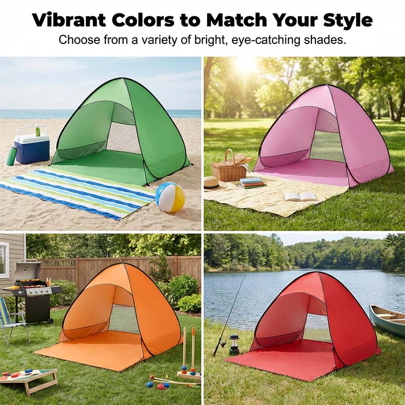 SunSail Breeze Pop-Up Beach Tent 98% UV Protection | Stornfield