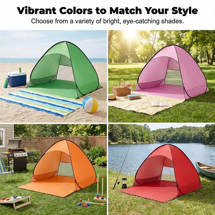 SunSail Breeze Pop-Up Beach Tent 98% UV Protection | Stornfield