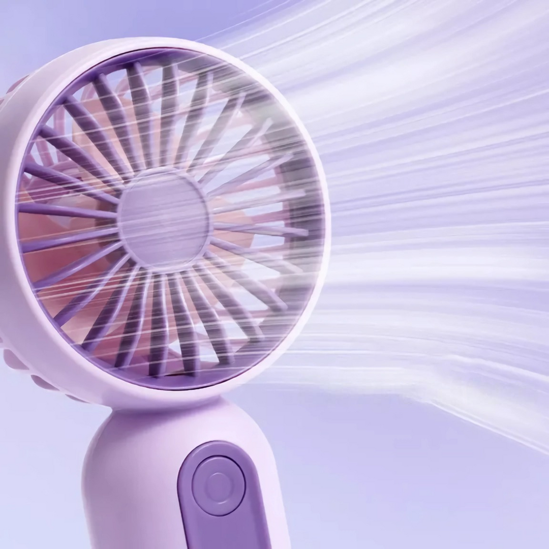 USB Rechargeable Mini Portable Fan With 3 Speeds | Stornfield