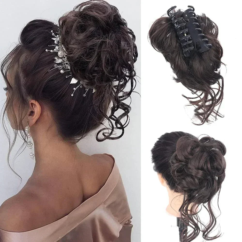 Stornfield | CurlyBun: Instant Curled Bun Hair Clip