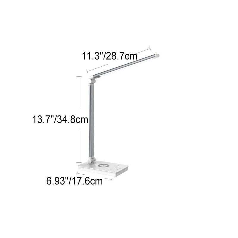 Stornfield | Lampe de bureau LED USB carrée intelligente minimaliste pliable