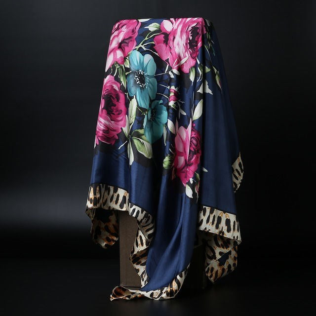 Stornfield | Large Square Scarf Silk ScarfSimulation Versatile Scarf Scarf