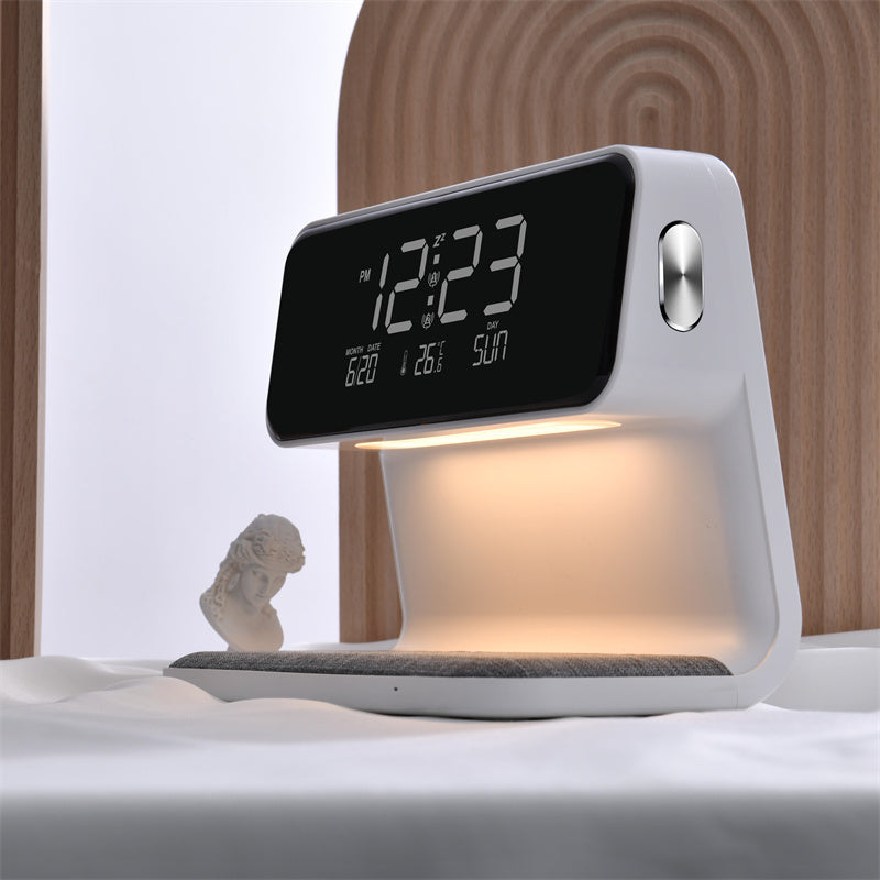 3-in-1 Bedside Lamp Charger Clock | Stornfield